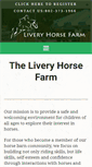 Mobile Screenshot of liveryhorsefarm.com